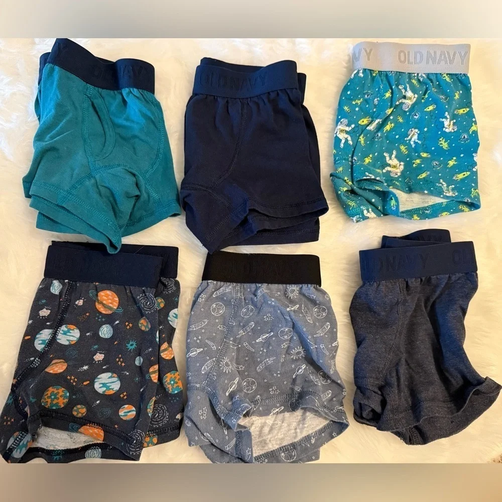 Set of 6 Boys Old Navy Boxer Briefs
